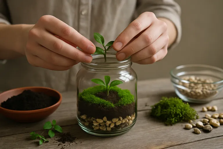 Hoe maak je een mini terrarium?
